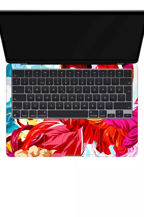 Macbook Air 13" (2022 M2) Kaplama - Anime Karmaşası