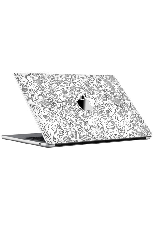 Macbook Air 13" (2022 M2) Kaplama - Beyaz İzohips