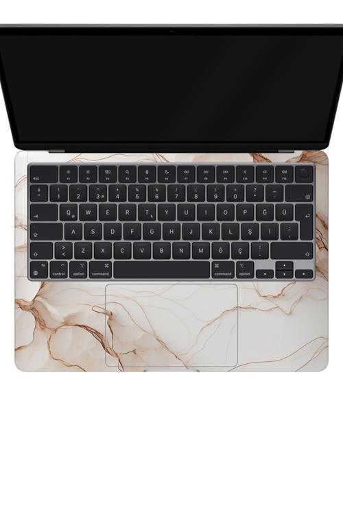 Macbook Air 13" (2024 M3) Kaplama - Kırık Mermer