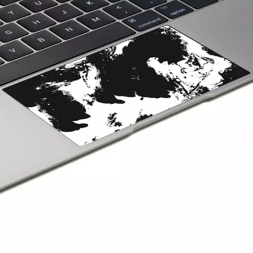 Macbook Air 13" (2018-2019) Kaplama - Siyah Beyaz