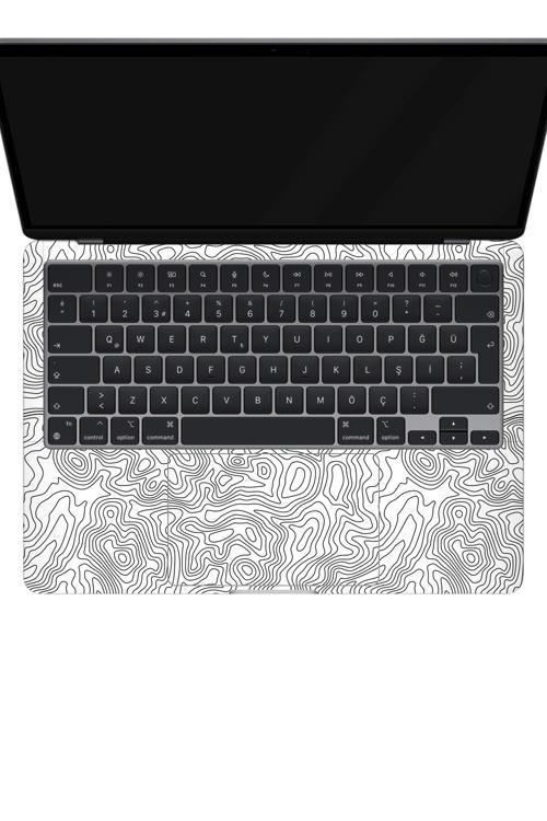 Macbook Air 13" (2022 M2) Kaplama - Beyaz İzohips