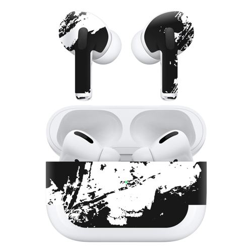 Airpods Pro Kaplama Siyah Beyaz