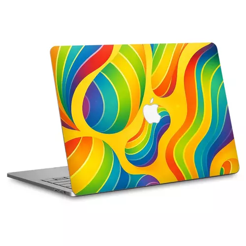 Macbook Air 13" (2018-2019) Kaplama - Gökkuşağı