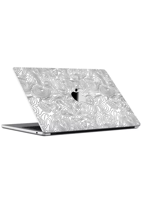 Macbook Air 13" (2022 M2) Kaplama - Beyaz İzohips