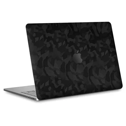 Macbook Pro 13" (2022 M2) Kaplama - Siyah Kamuflaj