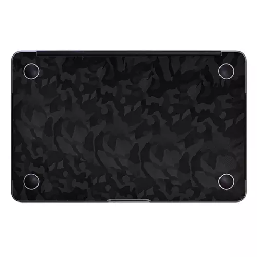 Macbook Air 13" (2018-2019) Kaplama - Siyah Kamuflaj