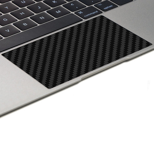 Macbook Air 13" (2018-2019) Kaplama - Siyah Karbon Fiber