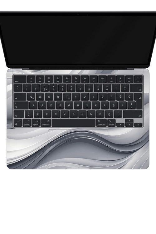 Macbook Air 13" (2024 M3) Kaplama - Krom Dalga