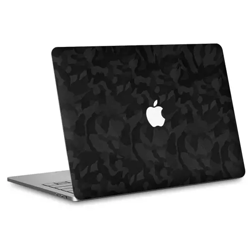Macbook Pro 13" (2013-2015 Retina) Kaplama - Siyah Kamuflaj