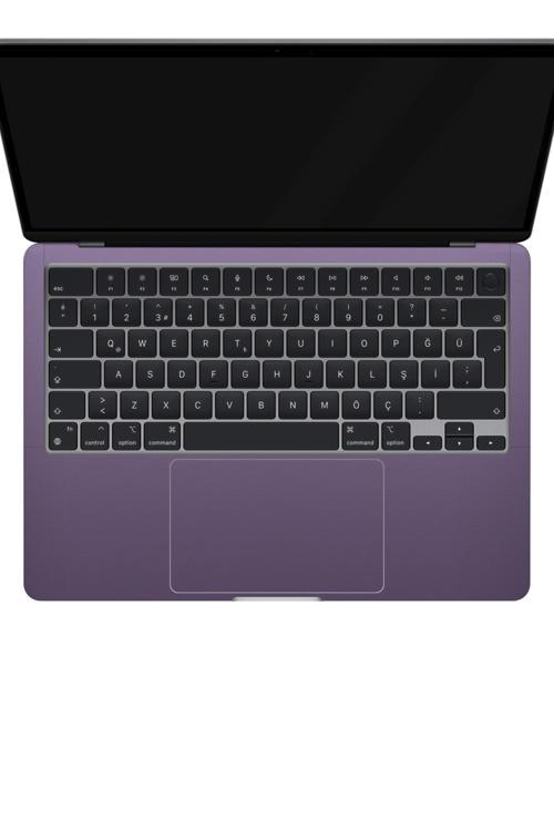 Macbook Air 13" (2022 M2) Kaplama - Dokulu Derin Mor