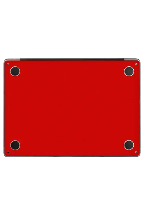 Macbook Air 13" (2022 M2) Kaplama - Dokulu Kırmızı