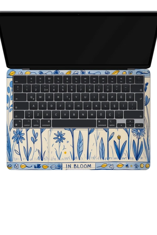 Macbook Air 13" (2024 M3) Kaplama - Mavi Bahar