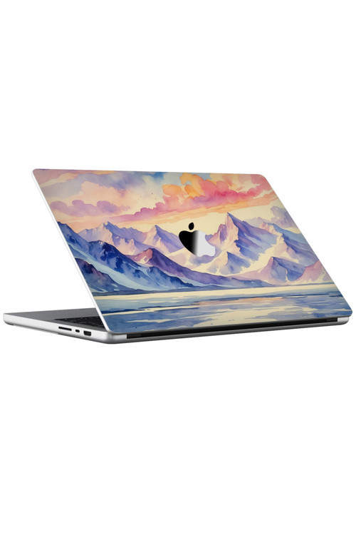 Macbook Pro 14" (2021 M1) Kaplama - Pastel Dağlar