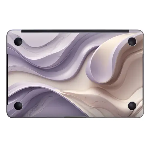 Macbook Pro 15" (2019) Kaplama - Lavanta Mermer