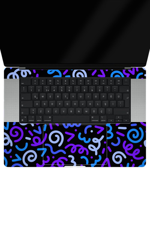 Macbook Pro 16" (2023 M2) Kaplama - Konfeti
