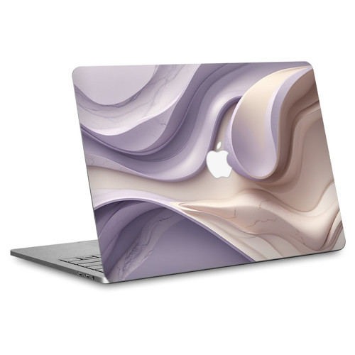 Macbook Pro 15" (2019) Kaplama - Lavanta Mermer