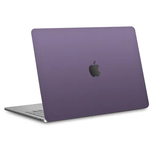 Macbook Pro 13" (2020 M1) Kaplama - Dokulu Derin Mor