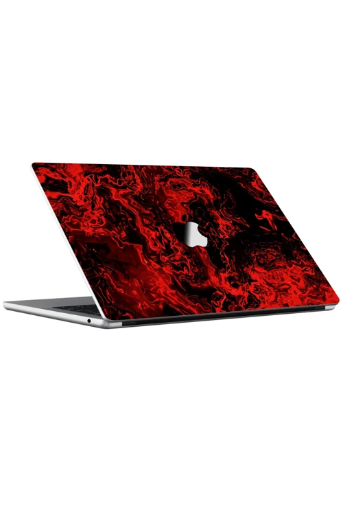 Macbook Air 13" (2024 M3) Kaplama - Mistik Kırmızı Alev