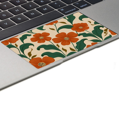 Macbook Pro 13" (2013-2015 Retina) Kaplama - Kırmızı Çiçek