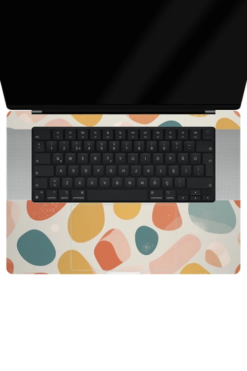 Macbook Pro 16" (2023 M3) Kaplama - Renkli Taşlar