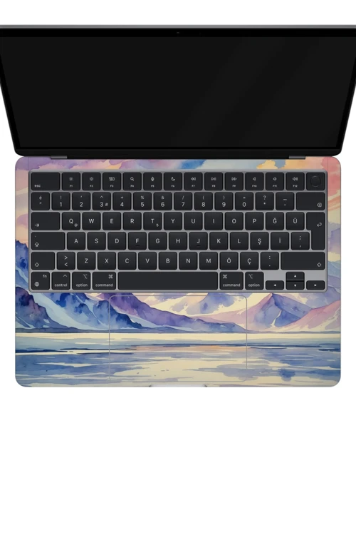 Macbook Air 13" (2024 M3) Kaplama - Pastel Dağlar