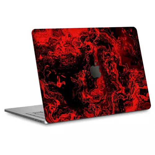 Macbook Pro 13" (2022 M2) Kaplama - Mistik Kırmızı Alev