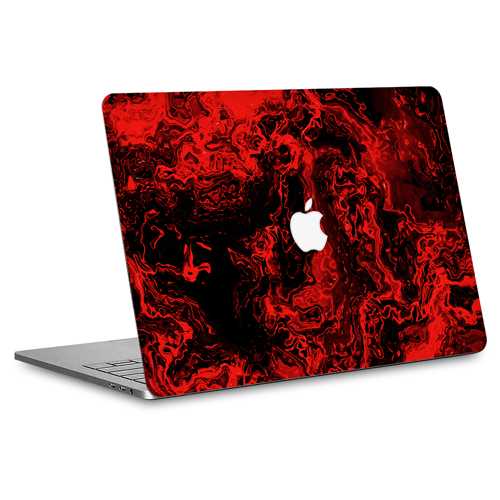 Macbook Pro 13" (2013-2015 Retina) Kaplama - Mistik Kırmızı Alev