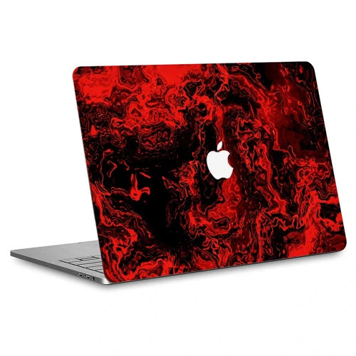 Macbook Pro 13" (2013-2015 Retina) Kaplama - Mistik Kırmızı Alev