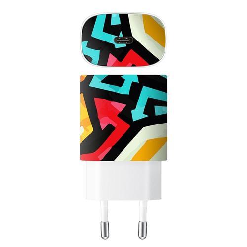 Samsung 25W Şarj Aleti Kaplama Grafiti