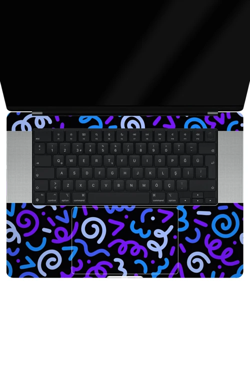 Macbook Pro 16" (2023 M3) Kaplama - Konfeti