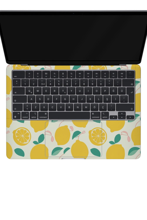 Macbook Air 13" (2022 M2) Kaplama - Limon Çiçeği