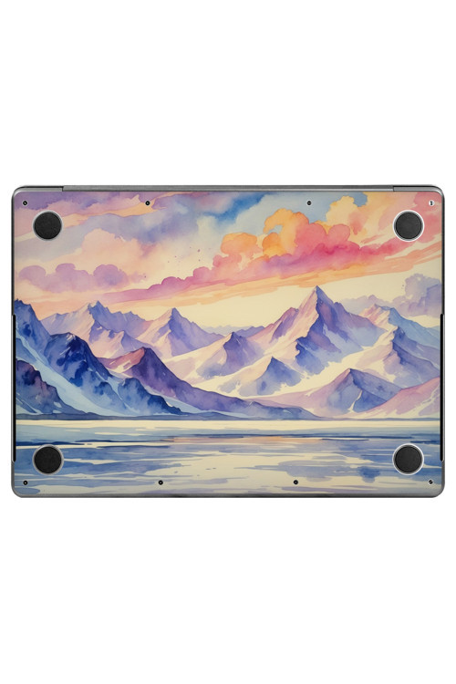 Macbook Pro 14" (2023 M2) Kaplama - Pastel Dağlar