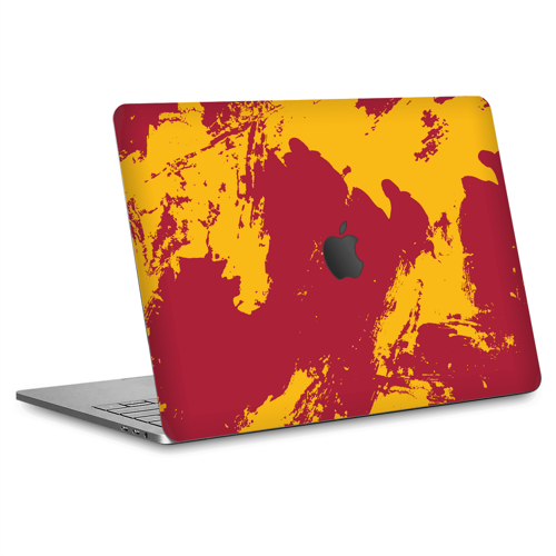 Macbook Pro 15" (2019) Kaplama - Sarı Kırmızı