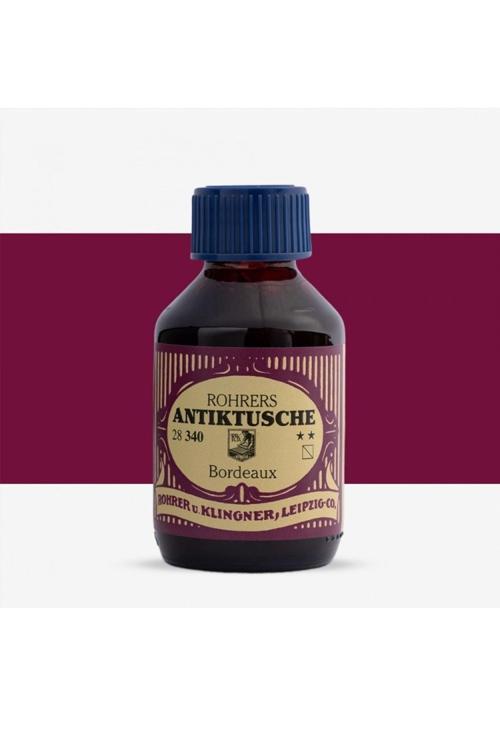 Antik Mürekkep 28-Modern Sanatçılar İçin Profesyonel Mürekkep 100Ml 340-Bordeaux