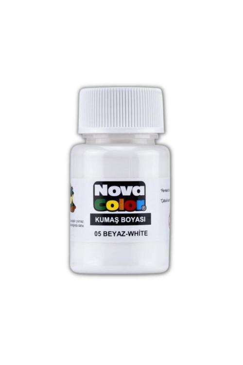 Beyaz Kumaş Boyası Tişört Çanta Tekstil Boyası 30 Ml 1 Adet Kumaş Boyası Beyaz 1 Adet