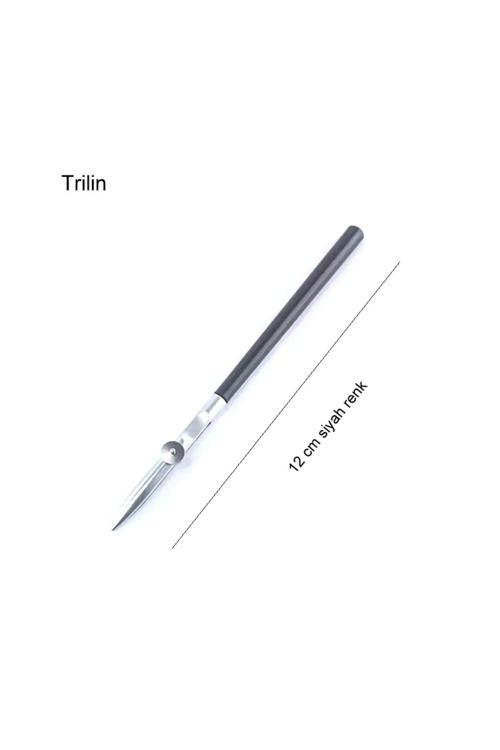 Trilin, Çizgi Kalemi, Hassas İnce Çizgi, Trilin Kalem, Siyah Renk, (Damlalık Hediye)-1 Adet