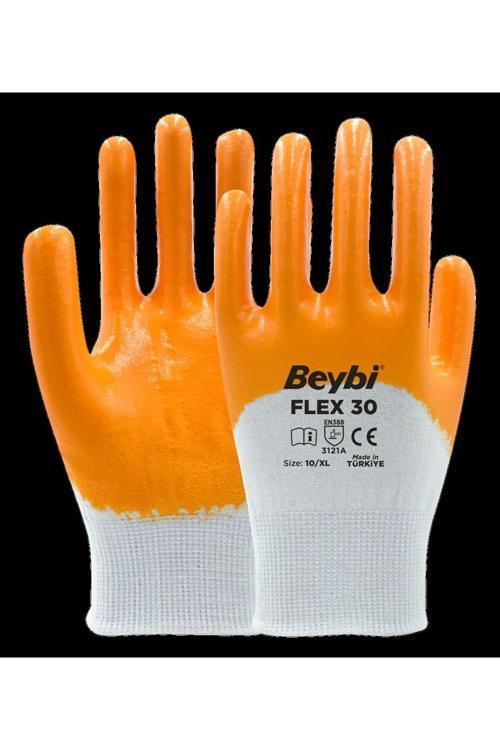 Flex30 Nitril Kaplı İş Eldiven (Ekonomik Koli Fiyatı)