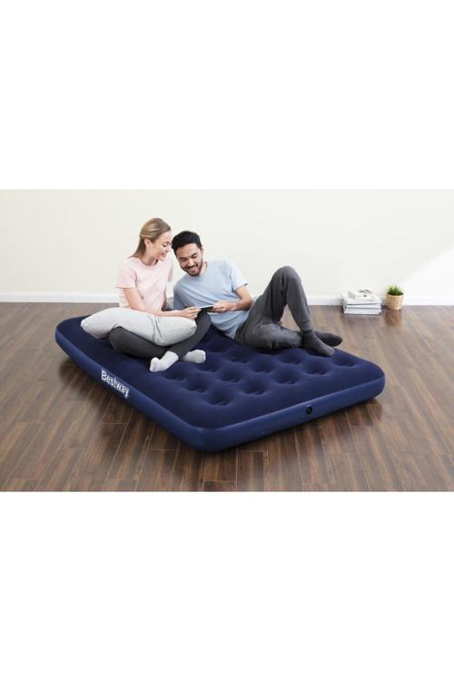 Çift Kişilik Şişme Yatak Elektrikli Otomatik Pompa 191X137X22 Cm - 67287