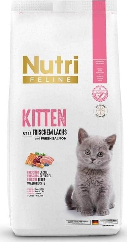 Kitten Glutensiz Somon Etli Yavru Kedi Maması 2 Kg