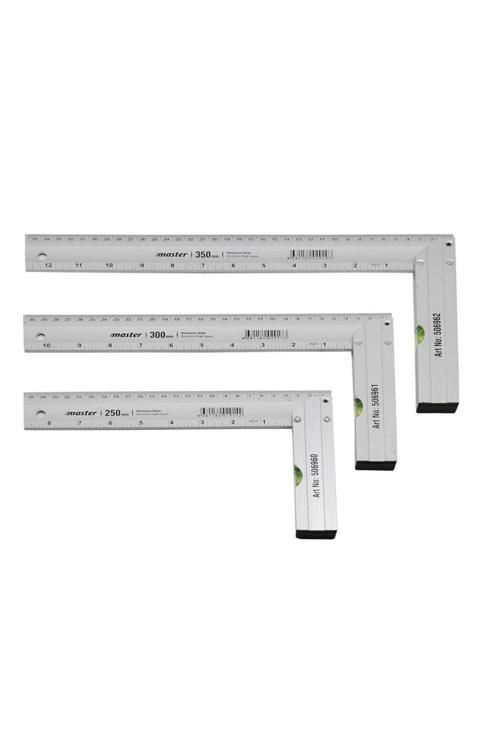 Alüminyum Terazili L Gönye - 30cm