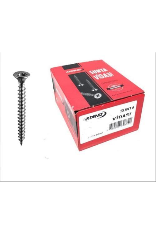 Sunta Vidası 4x50 mm 500'lü Paket – Mobilya & Ahşap Uygulamaları için Güçlü, Paslanmaz Vida Seti