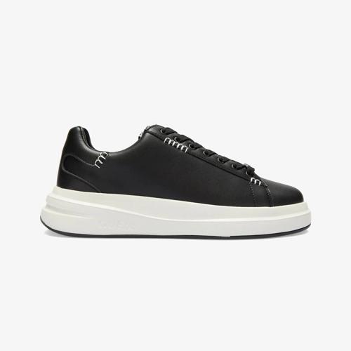Elba Erkek Siyah Deri Sneaker FMTLBALEA12-BLACK