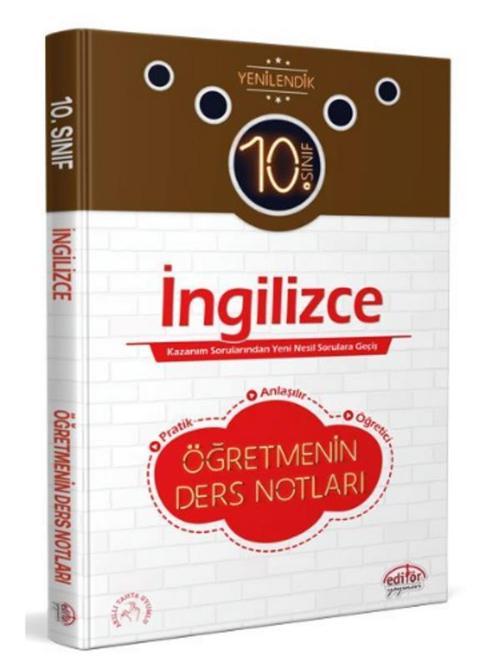 Editör Yayınları 10. Sınıf İngilizce Öğretmenin Ders Notları