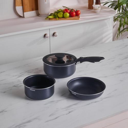 Biodiamond Smart Clip İndüksiyon Tabanlı 5 Parça Tencere Seti