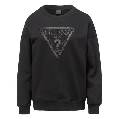 Glitter Kadın Siyah Sweatshirt W5BQ11KC8I1-JBLK