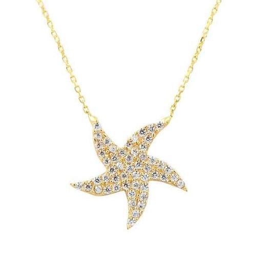 Deniz Yıldızı Kolye 1,98 Gram 14 Ayar Altın