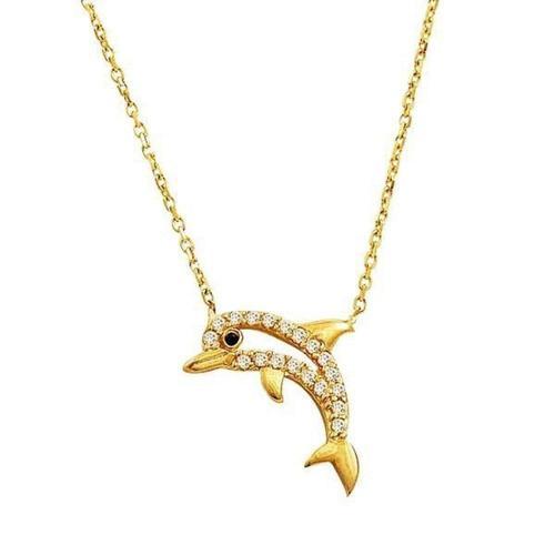 Yunus Kolye 2,29 Gram 14 Ayar Altın