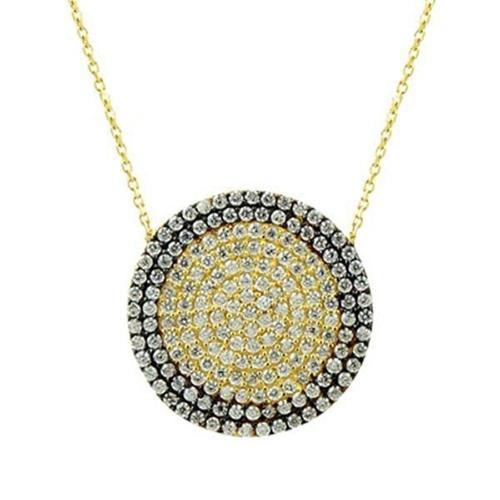 Kolye Sosyetegözü 3,34 Gram 14 Ayar Altın