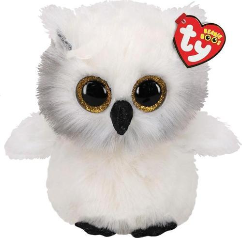Beanie Boos Peluş Kar Baykuşu-Austin 21 cm