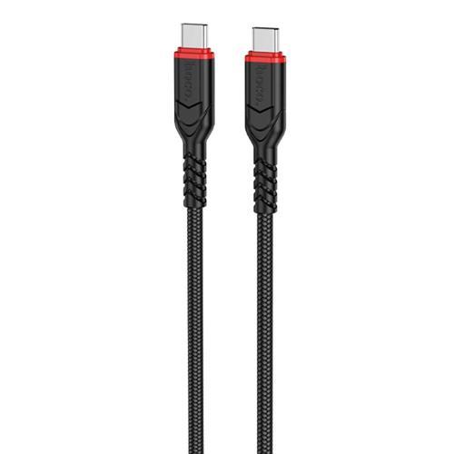60W Type-C/Type-C PD Şarj Kablosu 2M - Siyah